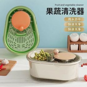 Multifunctional Fruit Washing Machine Household Vegetable And Fruit Washing Kitchen Artifact Manual Vegetable Washing Basket 250407