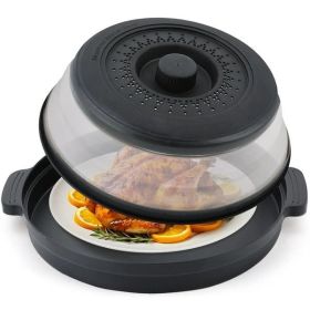 Microwave Food Splatter Cover Foldable Multifunction Splash Collapsible Guard Kitchen Gadget Colander for Meal Steaming Tray 251114