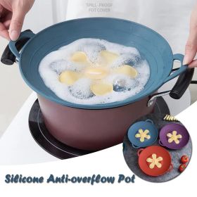 Color: Green red set - Silica gel anti-overflow pot lid