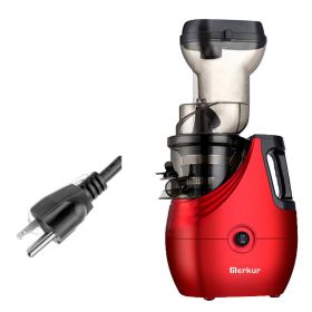 Color: Red, Electrical outlet: 110V US - Large Caliber Multifunctional Slag Juice Separation Juicer