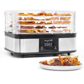 MegaChef 5 Tray Food Dehydrator with Timer and Temperature Control