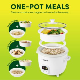 8-Cup Digital Rice Cooker & Food Steamer with Bonded GraniteÂ® Nonstick Ceramic