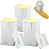 3 Pack Plastic Butter Spreader Corn Cob with Cover Butter Spreader for Corn, Bread & Cooking for Even Spread on Toast, Pancakes, Waffles & Grilling