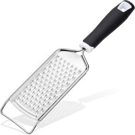 Professional Cheese Graters for Kitchen Stainless Steel Handheld, Metal Lemon Zester Grater With Handle For Cheese, Chocolate, Spices