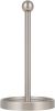 Countertop Paper Towel Holder - Modern Sleek Ball Minimalist Design - Color Brushed Nickel