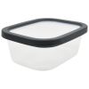 Gray Plastic Microwave Safe Food Storage Container (20 Count)