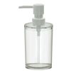 (3 pack) Clear Plastic Liquid Soap Pump Dispenser, 12oz Capacity