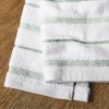 Albany Kitchen Towel 4-Pack Set, Pistachio/White, 16"x26"