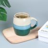 18 oz Large Pottery Coffee Mug, Round mouth Big Tea Cup for Office and Home, Dishwasher and Microwave Safe……