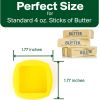 Patented Butter Cover - Keeps your butter snugly sealed and fresh