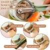 Box Storage Kitchen Peeler, Box Storage Kitchen Special Fruitpeeler, Double-Sided Stainless Steel Multi-function Peeler for Home Kitchen (2PCS Mixed)