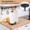 Countertop Paper Towel Holder, Premium Stainless Steel Kitchen Roll Holder with Double Ratchet Mechanism - Decorative for Kitchen, Bathroom, Farmhouse