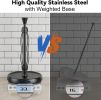 Countertop Paper Towel Holder, Premium Stainless Steel Kitchen Roll Holder with Double Ratchet Mechanism - Decorative for Kitchen, Bathroom, Farmhouse