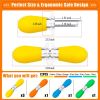 12 Pcs/6 Pairs Corn Holders, Stainless Steel Corn Cob Holders Corn on The Cob Skewers for BBQ Twin Pin Sweetcorn Holders
