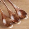 Small Wooden Teaspoon, 6pcs Serving Wooden Utensils For Cooking, Condiments, Honey, Spoons For Daily Use