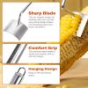 (2Pcs) Newly Upgraded Stainless Steel Corn Stripping Tool, Corn Holder, The Curved Design Fits Perfectly with the Corn