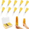 Corn Cob Holders, Corn Holders Big Cheese Handle for Hand Grip, Stainless Steel Forks Good Grips Corn Pick Set, Skewers Hot Dog Fruit Forks