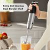 KOIOS 1000W Immersion Hand Blender, Multifunctional 5-in-1 Handheld Blender, 12-Speeds, Stainless Steel blender shaft, includes 600ml Mixing Beaker