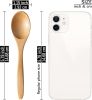 7 PCS Small Wooden Spoons, 5.8 Inch Honey Spoons for Tea, Schima Wooden Honey Teaspoon for Coffee, Little Tiny Wood Spoons
