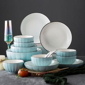 Color: Blue, style: K - Net Celebrity Japan And South Korea Creative Small Pumpkin Bowl Tableware