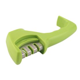 High Quality Professional Knife Sharpener (Color: Green)