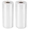 2 Rolls of Vacuum Sealer Bags BPA Free Safe Vacuum Bags Keep Fresh Vacuum Machine