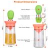 Oil Dispenser Bottle 2 In 1 Cooking Glass Olive Oil Dispenser Silicone Dropper with Silicone Brush Dropper Measuring Container for Kitchen Baking BBQ