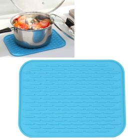 Household European Pot Pad Table Waterproof Phone Pad (Color: Blue, Type: Insulation Mat)