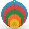 5pcs Silicone Fresh-keeping Cover; Microwave Oven Heating Cover; Food Dust-proof Splash-proof Bowl Cover Set; Kitchen Supplies