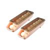 2Pcs/Set Automatic Eggs Storage Box Refrigerator Egg Dispenser