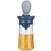 Oil Dispenser Bottle 2 In 1 Cooking Glass Olive Oil Dispenser Silicone Dropper with Silicone Brush Dropper Measuring Container