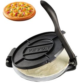 VEVOR Tortilla Press, Tortilla and Roti Maker, Cast Iron Heavy Duty Tortilladora Press (size: 8 Inch)