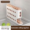 2Pcs/Set Multi-layer Household Refrigerator Side Door Rolling Egg Storage Box