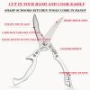 "Multi-Purpose Kitchen Shears - German Stainless Steel Construction - Perfect for Chicken, Fish & Vegetable Prep"