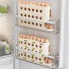 2Pcs/Set Multi-layer Household Refrigerator Side Door Rolling Egg Storage Box