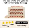 Egg Dispenser, Space-Saving Rolling Eggs Dispenser for Refrigerator Storage
